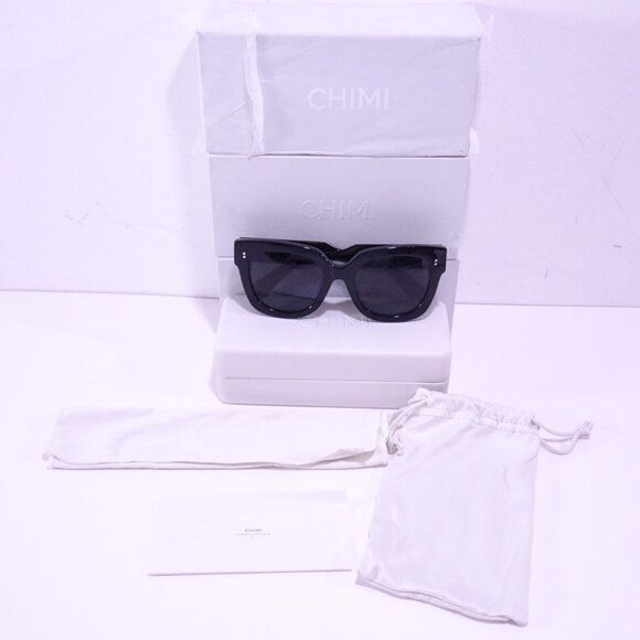 Veronica Beard Reversible CHIMI Women\'s 08 SUNGLASSES Black NIB 198